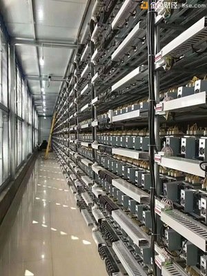 Mining farm setup for cryptocurrency