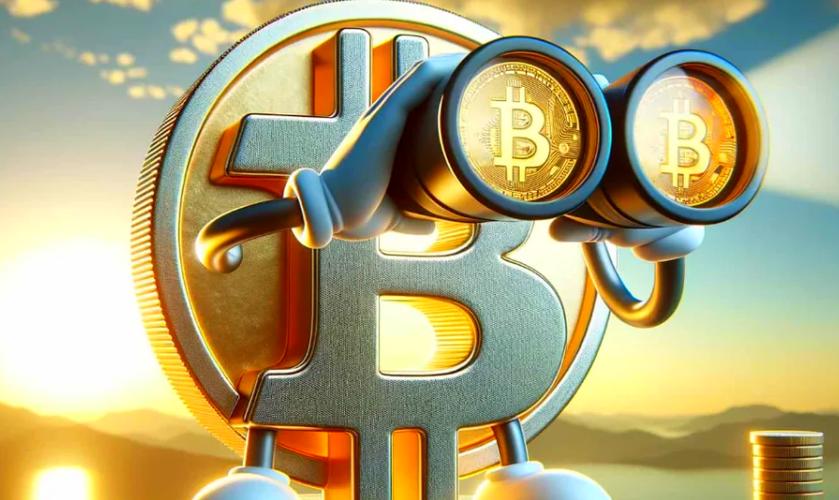 A vibrant illustration of Bitcoin mining operations powered by renewable energy, highlighting efficient rigs in action
