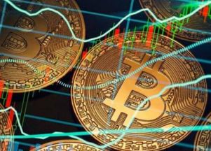 Bitcoin blockchain concept highlighting mining rewards